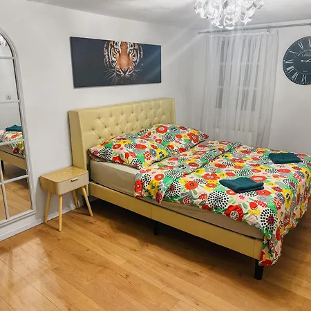 Apartman Rheinoase Mit Garten Fuer Familien & Gruppen *