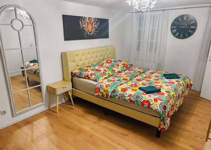 Apartmán Rheinoase Mit Garten Fuer Familien & Gruppen *